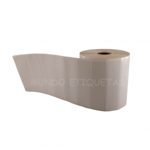 Etiquetas de Papel Semibrillo de 25 x 100 mm con 1 salida